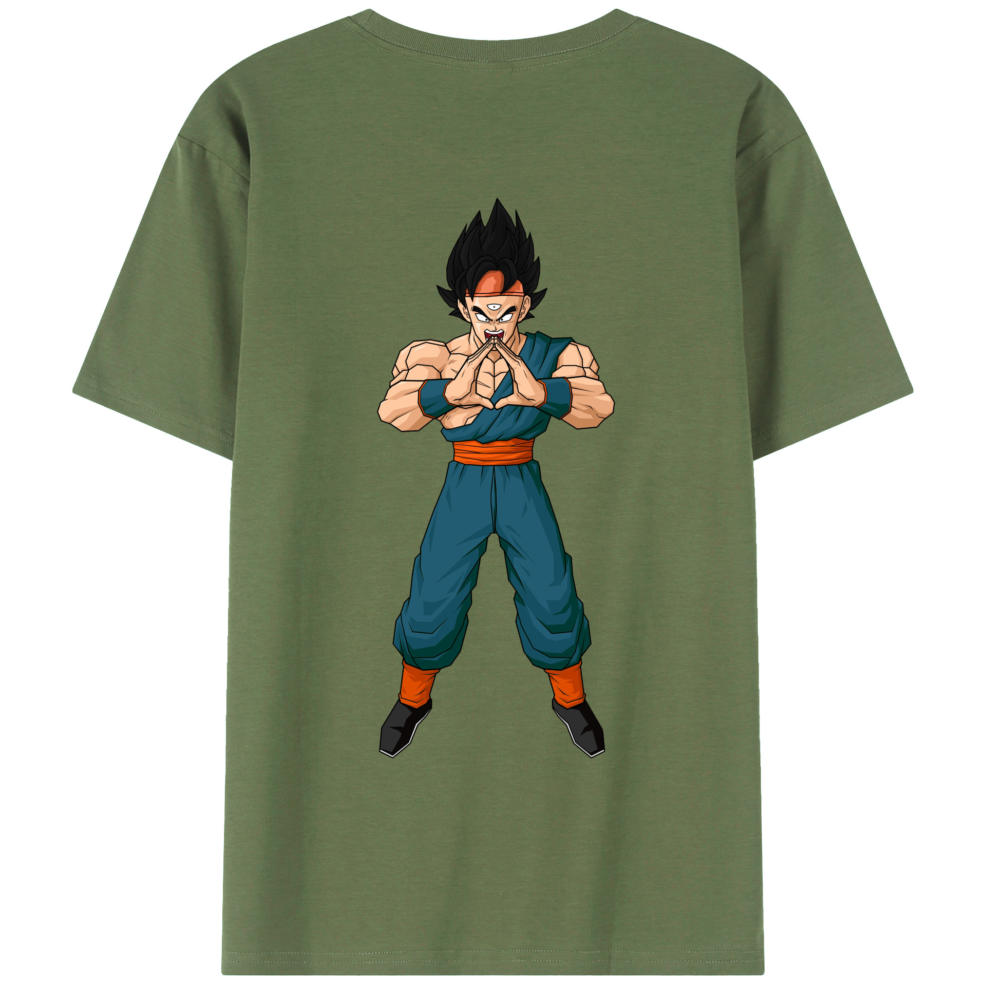 （画像用） ドラゴンボール DRAGON BALL 綿100％ メンズ半袖Tシャツ（バックプリント） 通気性